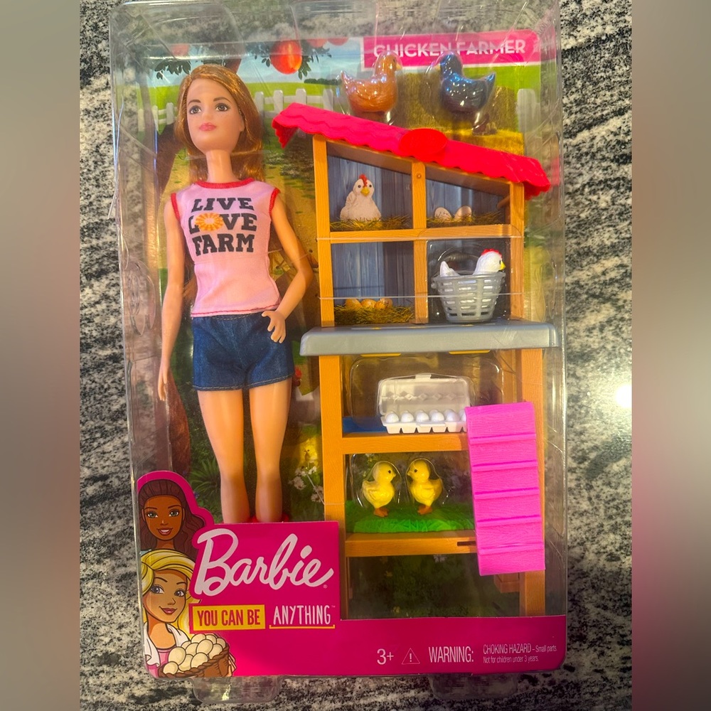 Barbie You Can Be Anything Chicken Farmer Playset